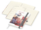 Wochenplaner Match-Hybrid Creme Bestseller, Cover-Star matt, silbergrau