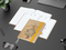 Wochenplaner Match-Hybrid White Bestseller, A5, Natura braun-individuell, gelb