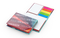 Haftnotiz-Set Prag Bookcover White Bestseller, gloss-individuell, Farbschnitt rot