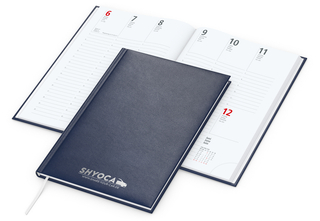 Wochenkalender Prestige Bestseller inkl. Silberprägung, dunkelblau