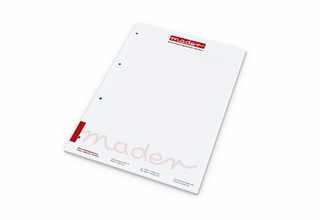 Schreibblock Bestseller, A4, 50 Blatt mit 4fach-Abheftlochung