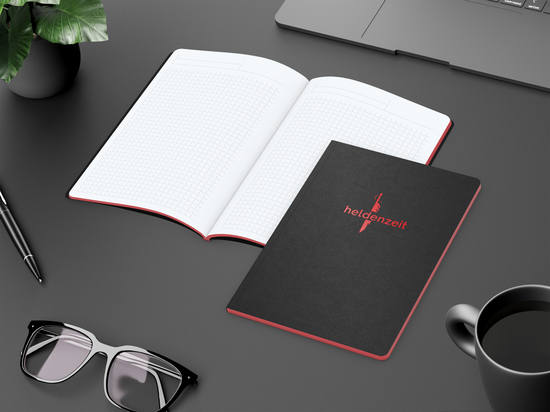 Notizbuch Tablet-Book Slim Bestseller, A5, rot
