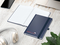 Notizbuch Vision-Book White Bestseller, A5, dunkelblau