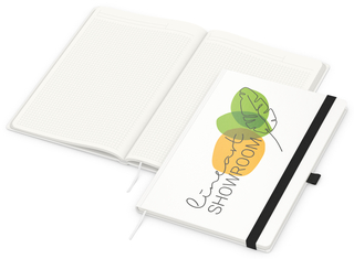 Notizbuch Match-Book, A4, Cover-Star Recycling-Matt, schwarz