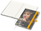Notizbuch Match-Book, A5, Natura Recycling, gelb