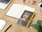 Notizbuch Match-Book, A5, Natura Recycling, gelb