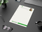 Schreibblock Recycling, A4, 50 Blatt mit 2fach-Abheftlochung