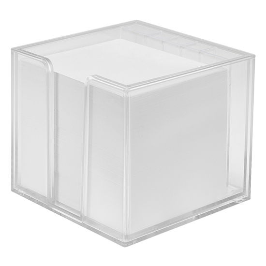 Zettelbox mit Köcher "Sigma", doppelwandig