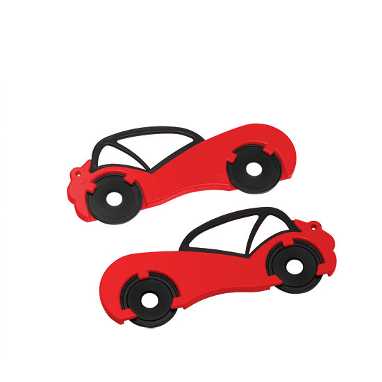 Chiphalter mit zwei 1€-Chips "Auto"