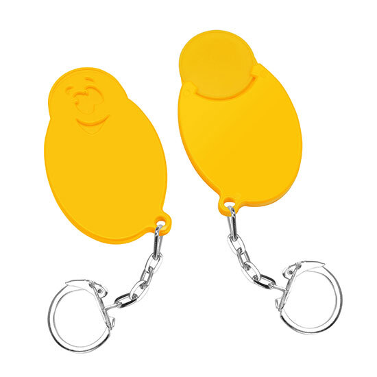 Chiphalter mit 1€-Chip "Gesicht"