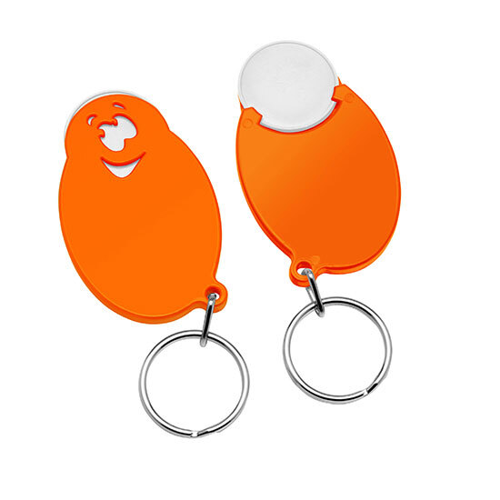 Chiphalter mit 1€-Chip "Gesicht"