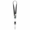 Schlüsselband/Lanyard "Transfer" mit Karabinerhaken und Schnappverschluss, Bandbreite 25 mm