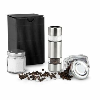 Geschenkset / Präsenteset: Salz & Pfeffer im Miniformat Schwarz 2K2045