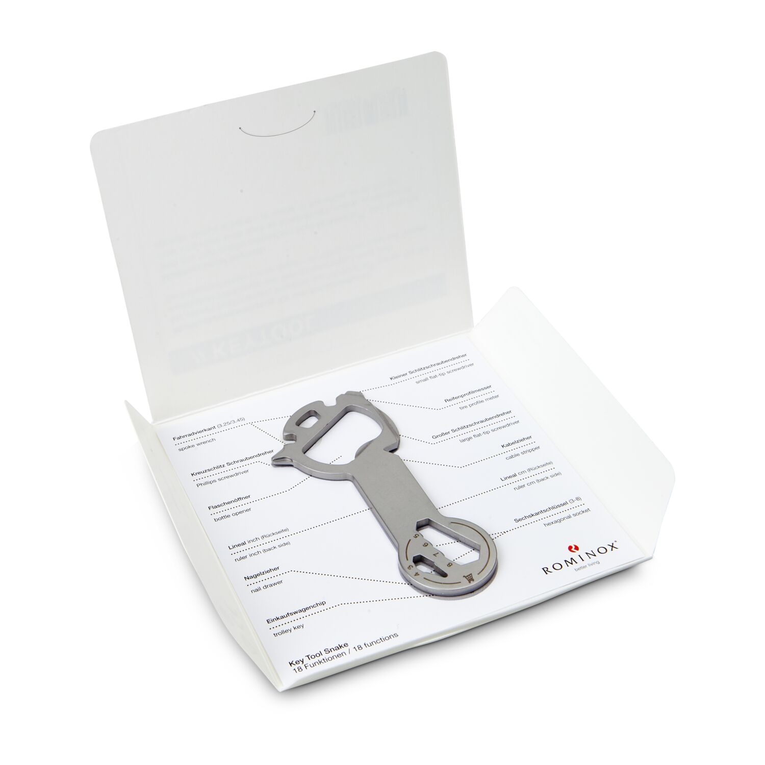 ROMINOX® Key Tool Snake (18 Funktionen) Happy Father's Day 2K2104c