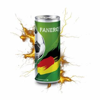 Promo Energy - Energy drink zur Fußball Europameisterschaft 2024 - Folien-Etikett, 250 ml 2P012Cf
