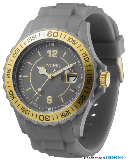 Kunststoffuhr LOGI GOLD