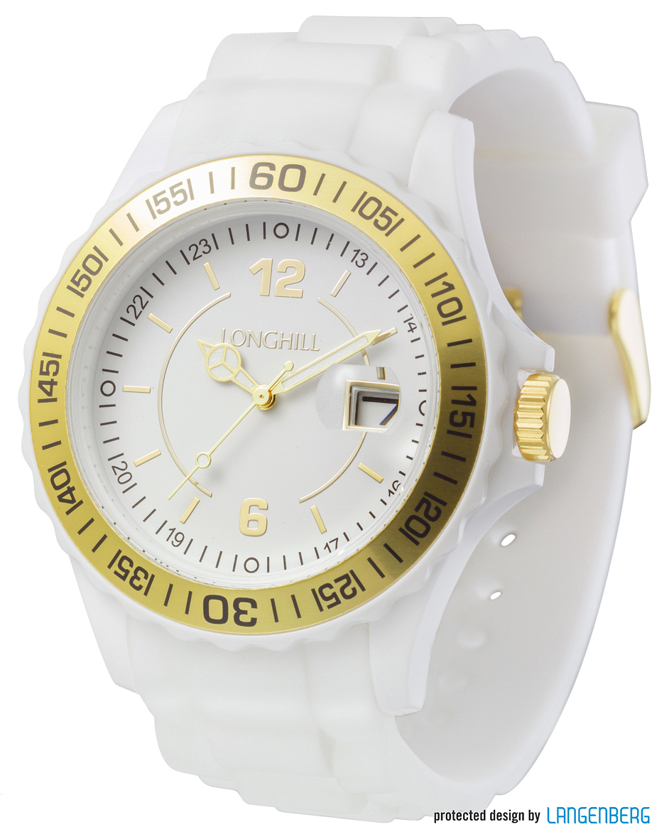 Kunststoffuhr LOGI GOLD