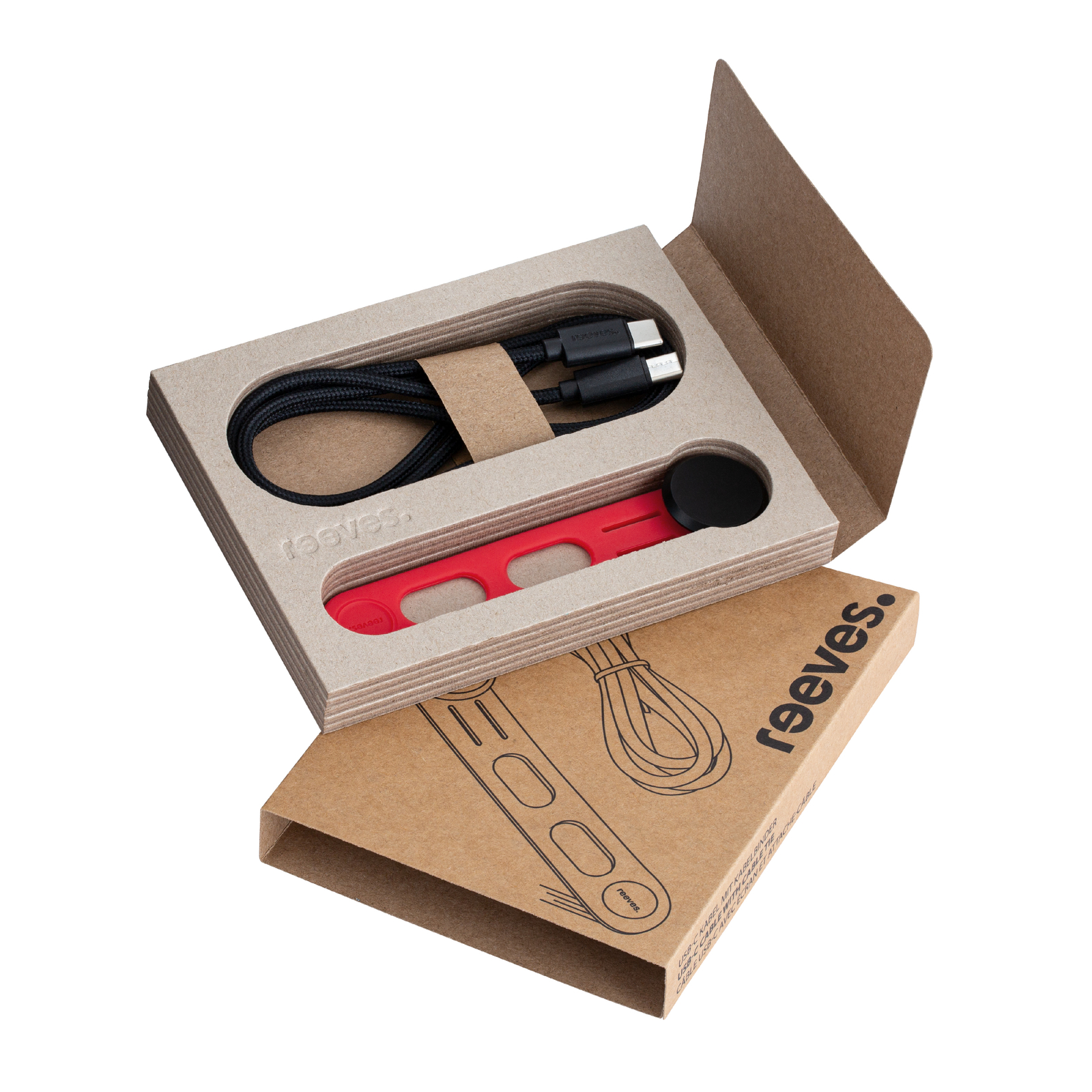 USB-C Kabel mit Kabelbinder REEVES-CONVERTICS TIE