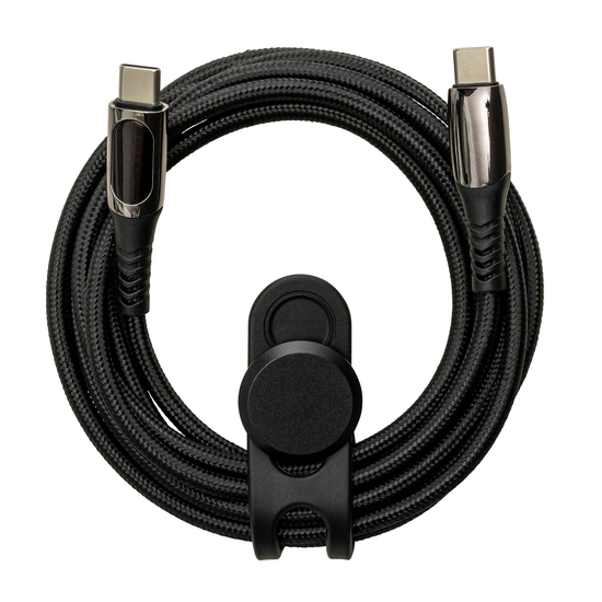 USB-C Kabel mit Display und Kabelbinder REEVES-CONVERTICS DIGITAL 100 Watt