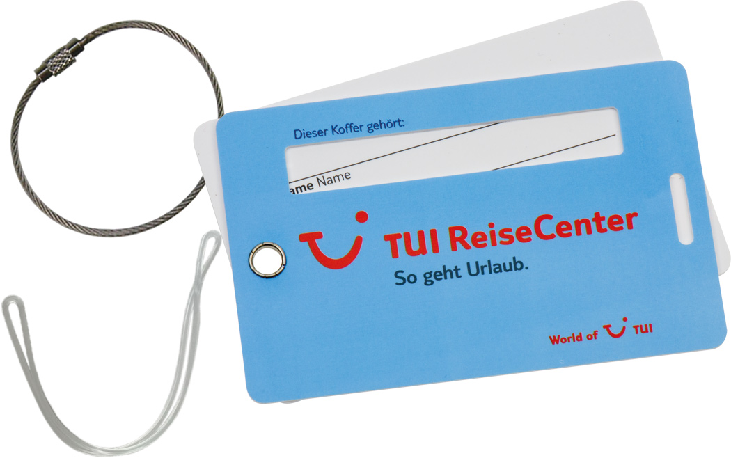 Kunststoff-Kofferanhänger