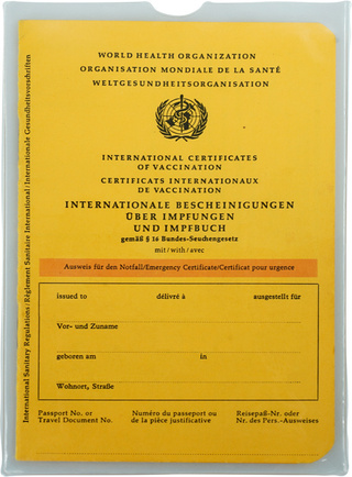 Ausweishüllen für den internationalen Impfpass