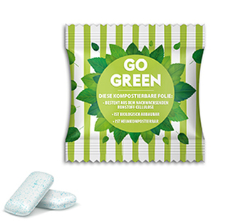 Extra Professional Strong Mint Gums 3 g  transparente kompostierbare Folie