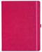 Notizbuch Style Large im Format 19x25cm, Inhalt blanco, Einband Slinky in der Farbe Pink