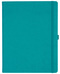 Notizbuch Style Large im Format 19x25cm, Inhalt liniert, Einband Slinky in der Farbe Turquoise