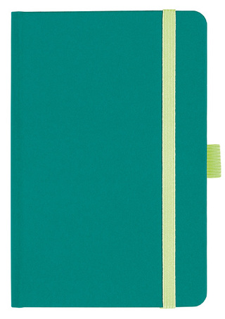 Notizbuch Style Small im Format 9x14cm, Inhalt kariert, Einband Fancy in der Farbe Laguna
