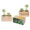 Pflanz-Holz 2er Set mit Samen - Schnittlauch