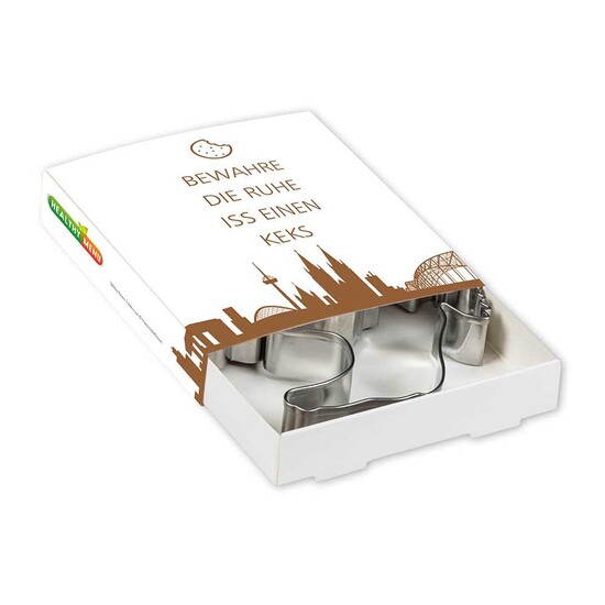 Backförmchen Premium-Box - Herz + Maus