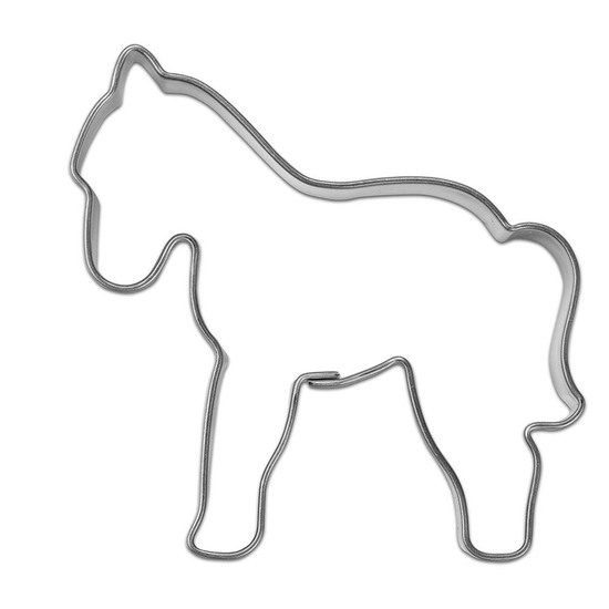 Backförmchen Single-Pack - Pferd 4/0-c, Lasergravur