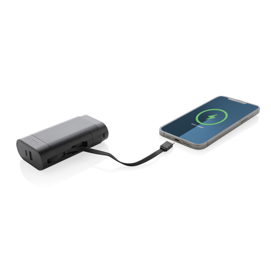 CycleCell 10.000mah Powerbank mit herausnehmbarer Batterie