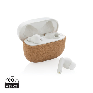 Oregon TWS-Kopfhörer aus RCS recyceltem Kunststoff und Kork