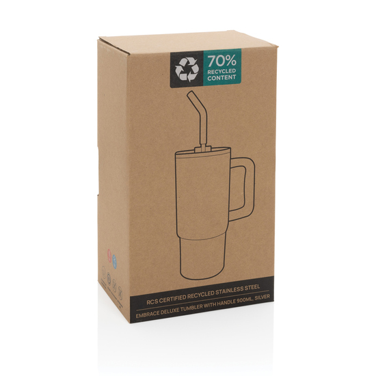 Embrace Deluxe Becher aus RCS recyceltem Edelstahl 900ml