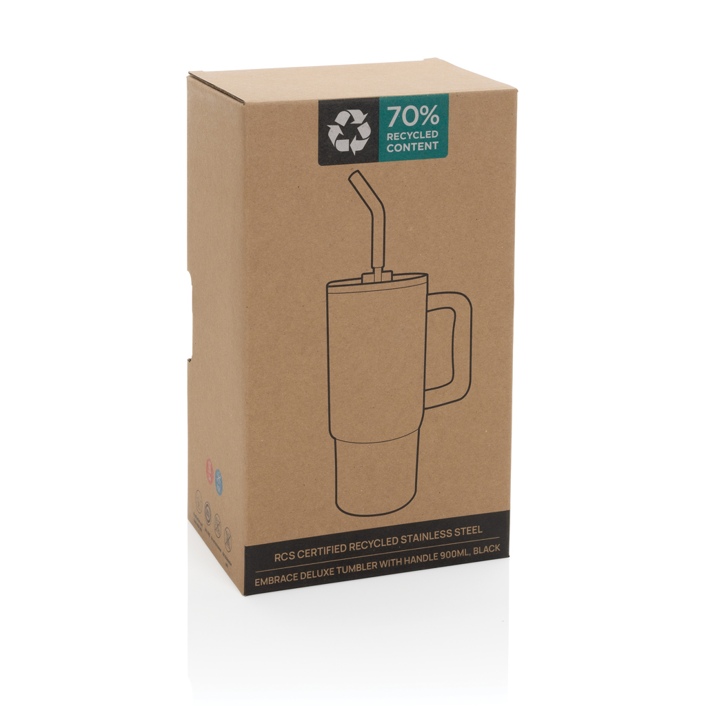 Embrace Deluxe Becher aus RCS recyceltem Edelstahl 900ml