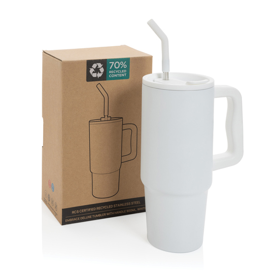 Embrace Deluxe Becher aus RCS recyceltem Edelstahl 900ml