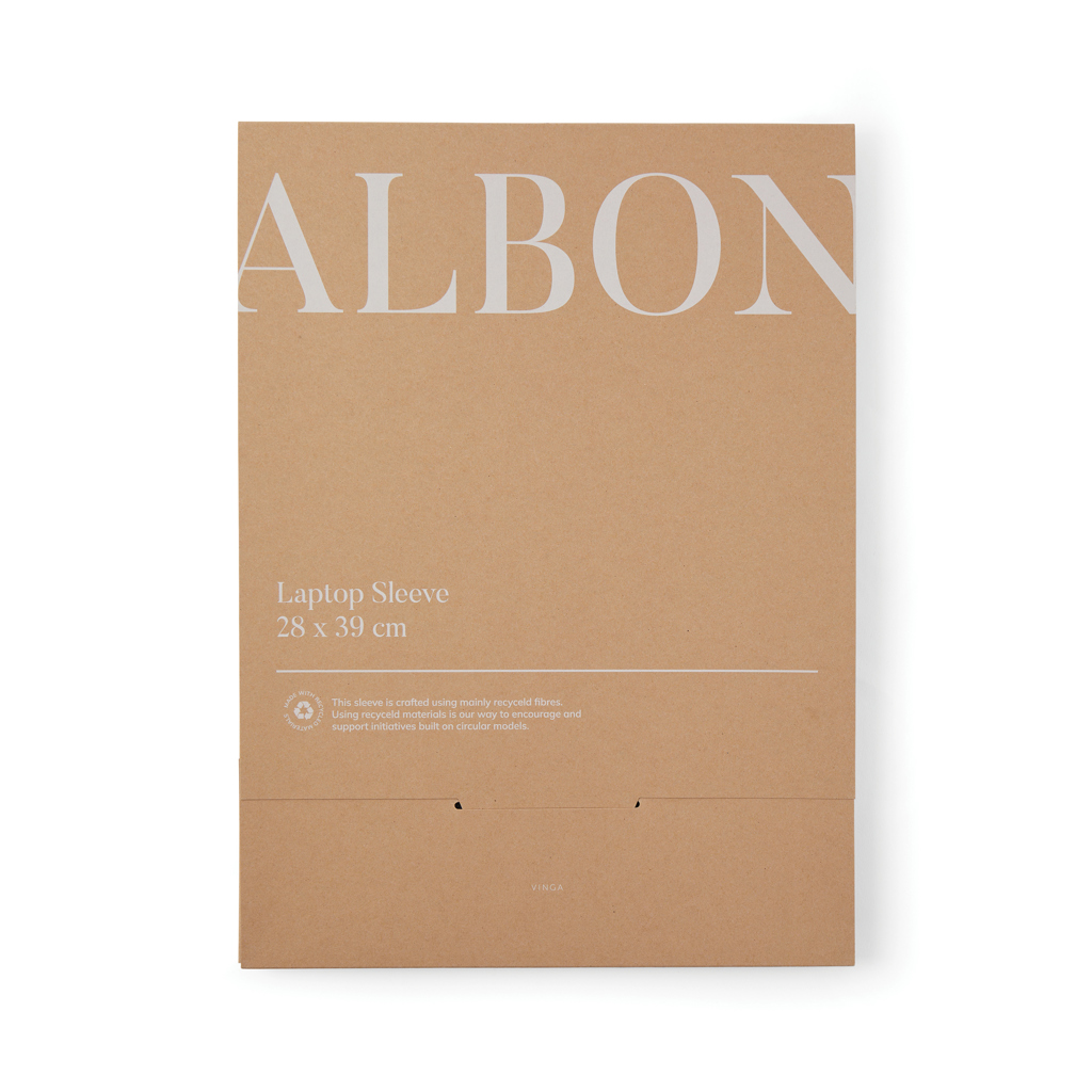 VINGA Albon 17" Laptop-Seeve aus GRS recyceltem Filz