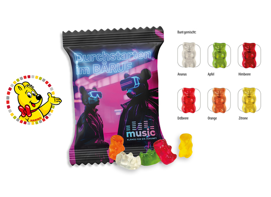 HARIBO Standardformen Werbetüte, Inhalt: HARIBO Herzen bunt gemischt