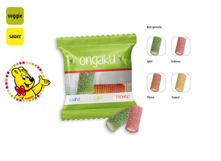 HARIBO Rainbow Fizz Werbetüte, Inhalt: HARIBO Rainbow Fizz ca. 7 g