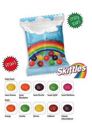Skittles Werbetüte, 9 gSkittles "Crazy Sours"