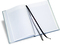 Notizbuch Office Recycling Flex A5+, grau/blau, flexibler Einband