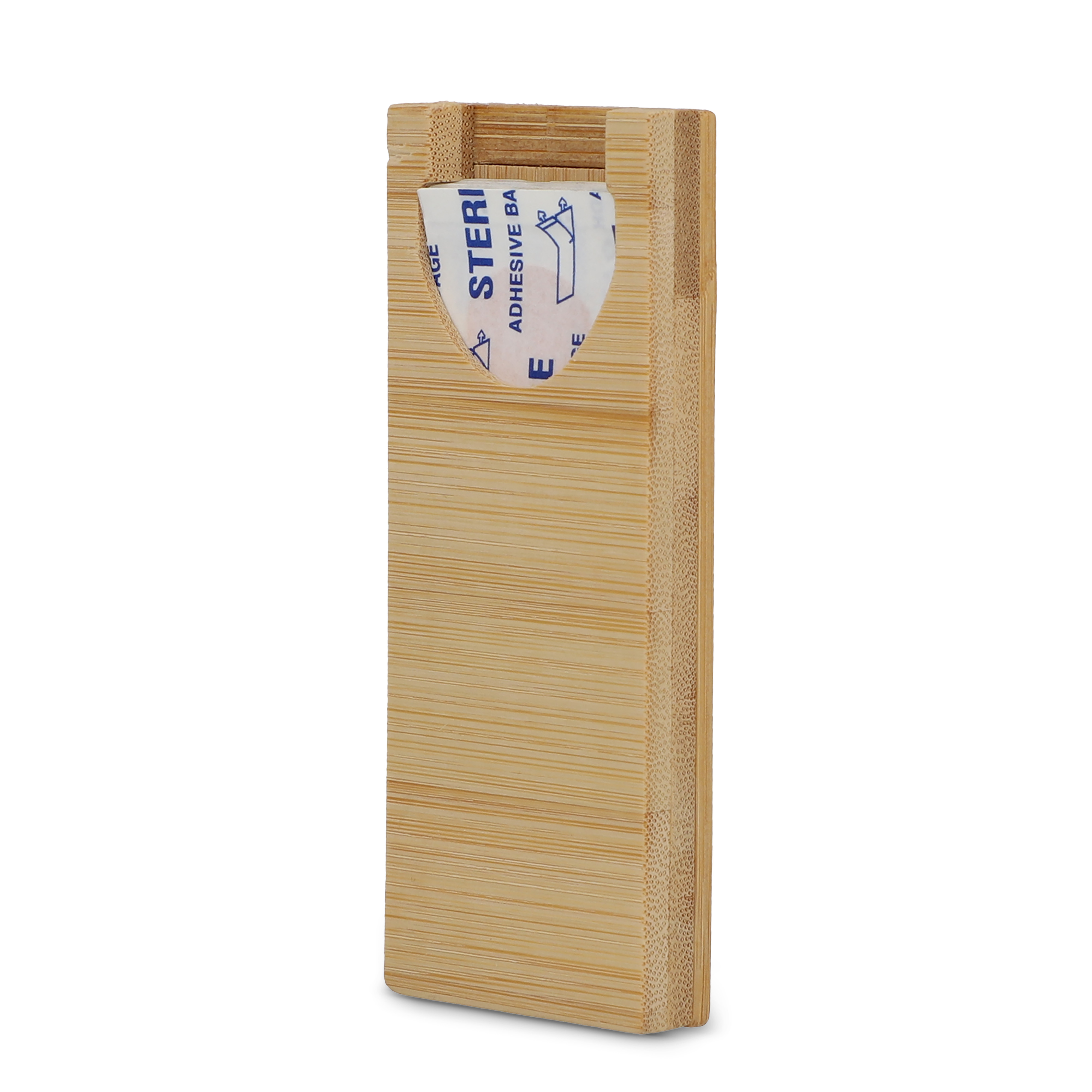 Pflaster in Bambusbox