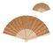 Fächer aus Holz mit Korkgewebe