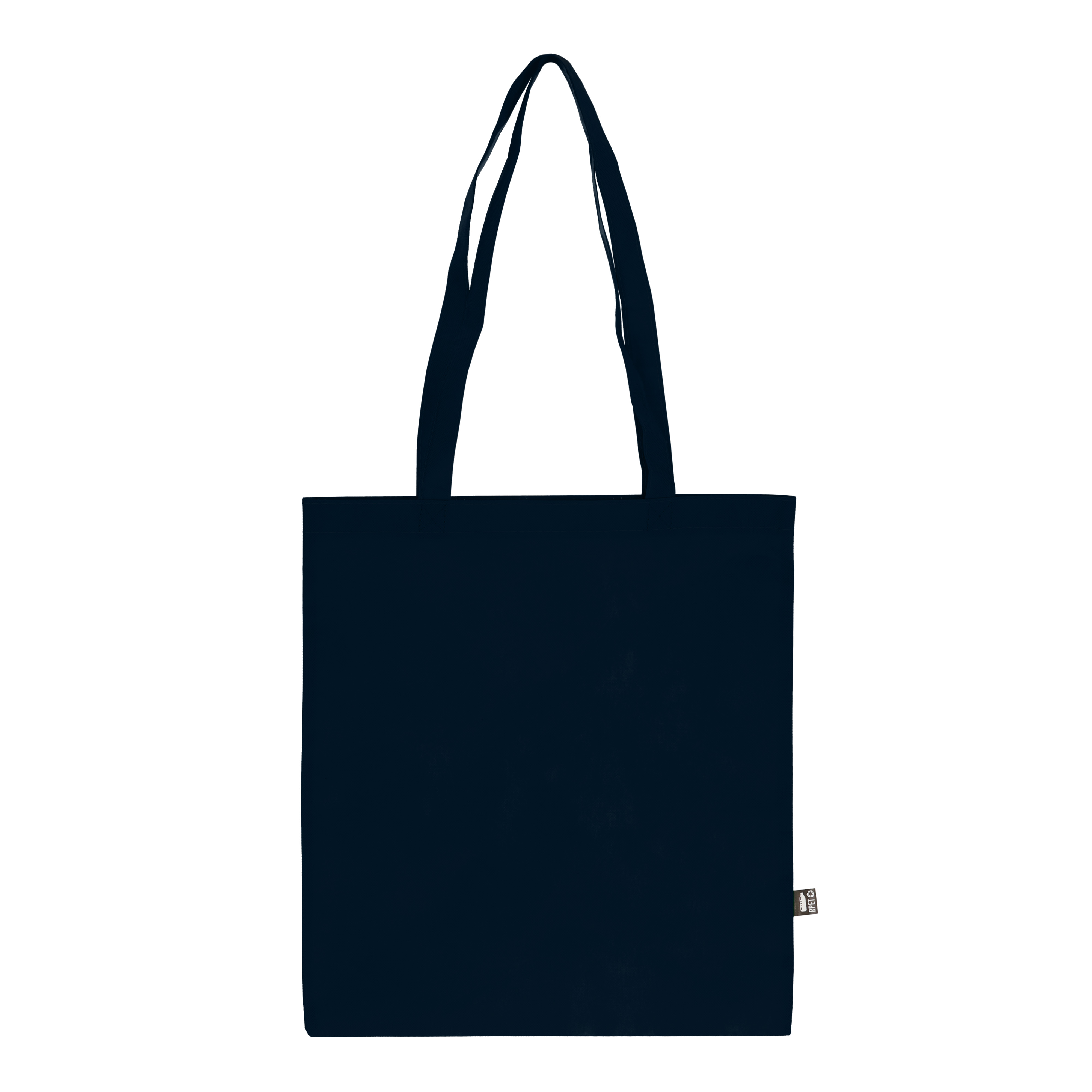 R-PET Tragetasche aus Non Woven mit langen Griffen 38 x 42cm 75g/m²