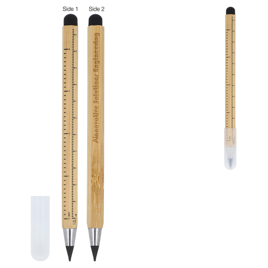 Langlebiger Bleistift und Lineal aus Bambus