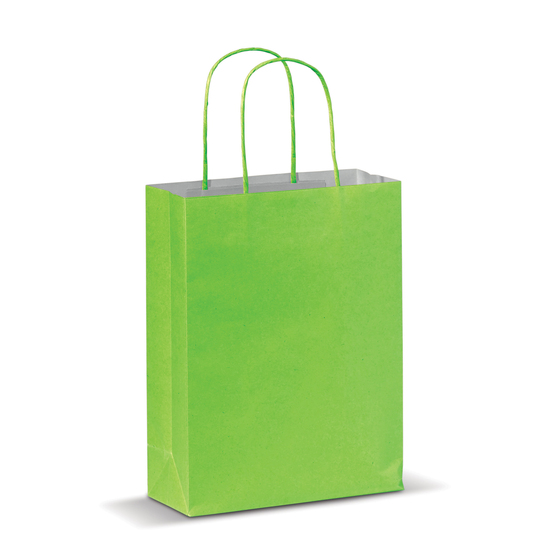Kleine Papiertasche im Eco Look 120g/m²