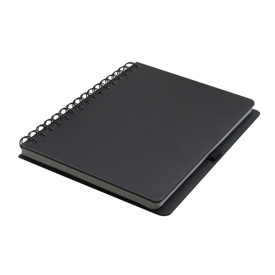 Notizbuch mit Spiralbindung, mit recycelten Papier, DIN A5