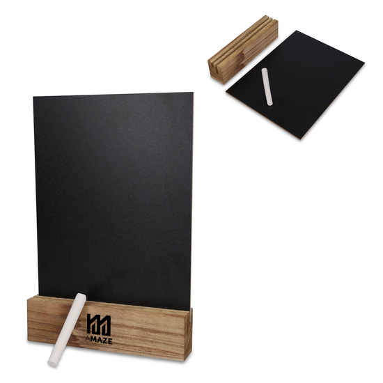 Kreidetafel im Holzständer
