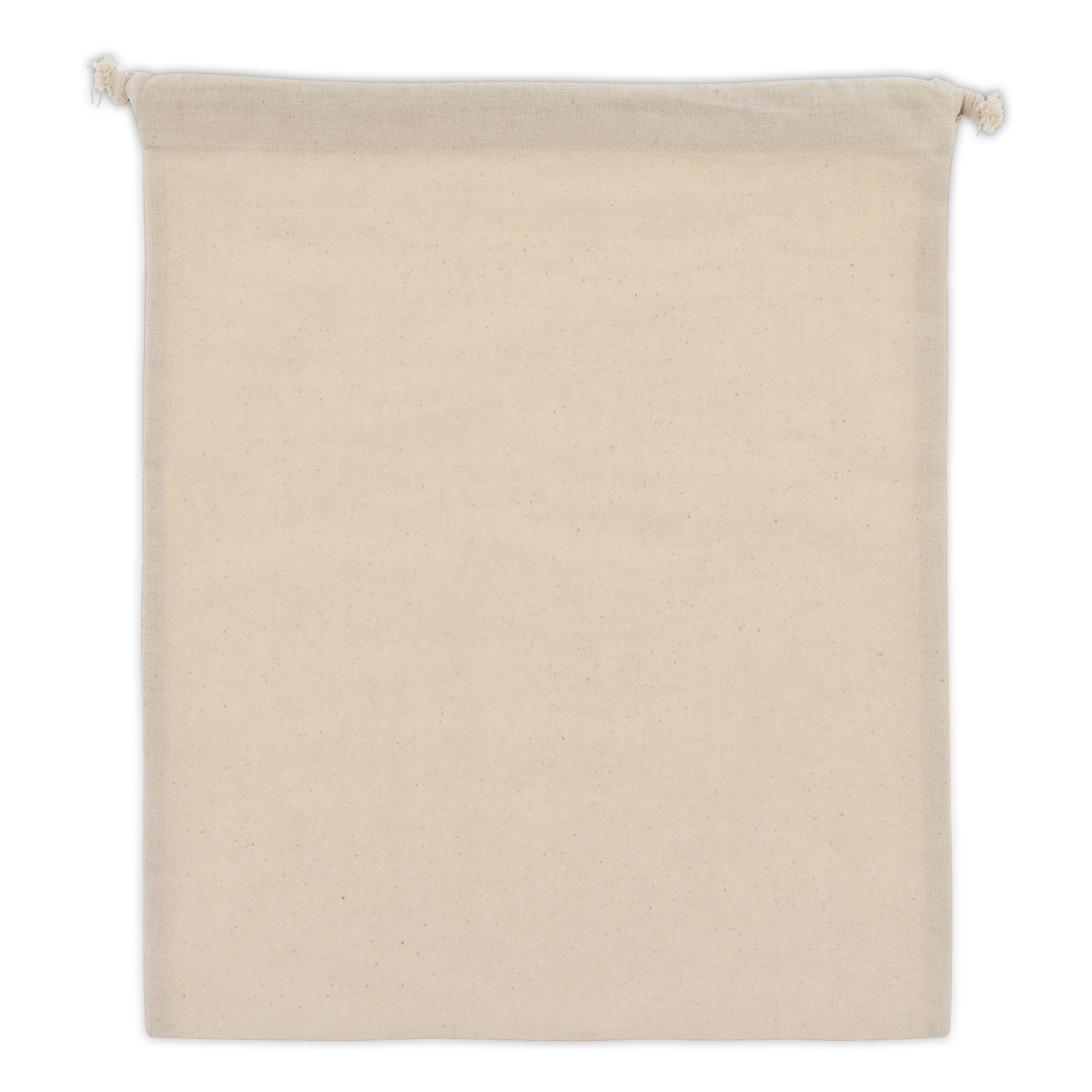 Zuziehbeutel OEKO-TEX® Baumwolle 140g/m² 25x30cm